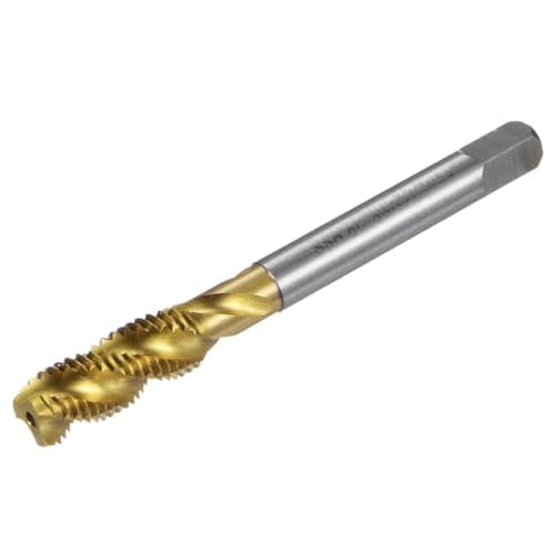 Image of sourcing map Spiral Flute Thread Taps, 5/16-24 UNF 2B Screw Threading Tap, Titanium Coated 6542 High Speed Steel Machine Tapping Tools for Machinist Repair