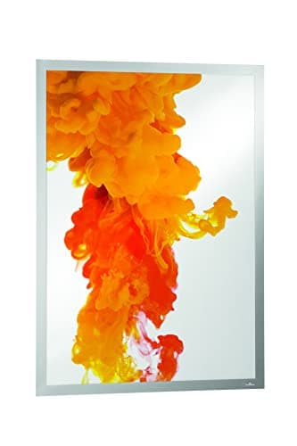 Image of Durable DURAFRAME POSTER Self-Adhesive Magnetic Frame | A1 Format In Silver | Pack of 1 Frames | Large Poster Display Frame