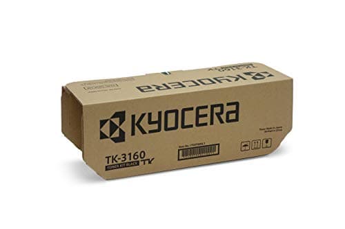 Image of Kyocera TK-3160K Toner Black, Original Premium Cartdrige 1T02T90NL0. Compatible ECOSYS P3045dn, M3145dn