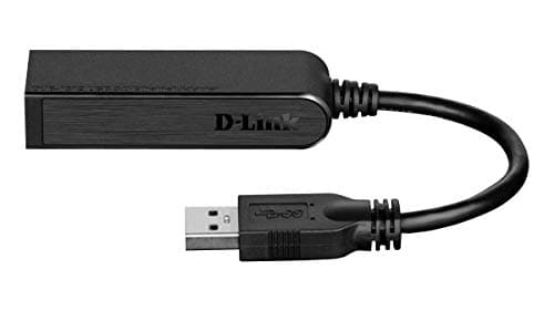 Image of D-Link DUB-1312 Super-Speed USB 3.0 to Gigabit 10/100/1000 Mbit/s Ethernet Adapter, Black
