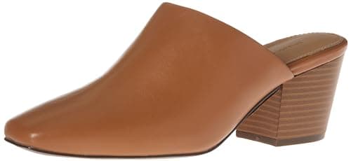 Image of Amazon Essentials Women's Square Toe Mules, Tan, 3 UK