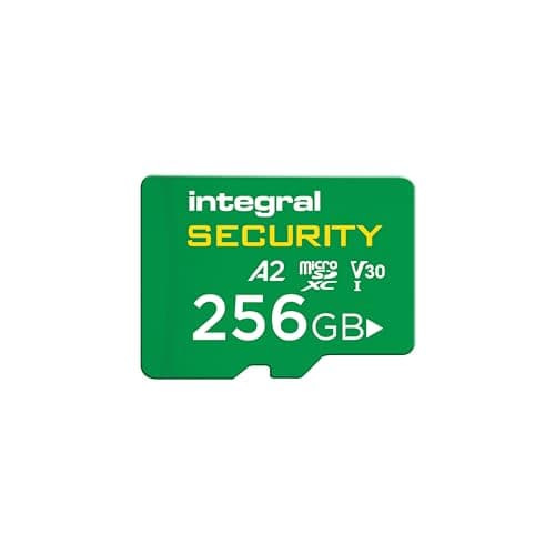 Image of Integral 256GB High Endurance microSD Card, UHS-I V30 U3 A2, 4K for CCTV, Dash Cams, Home Security, Baby monitors & Body cams, Up to 47 Hours Overwrite and 48,000 Hours Continuous Recording.