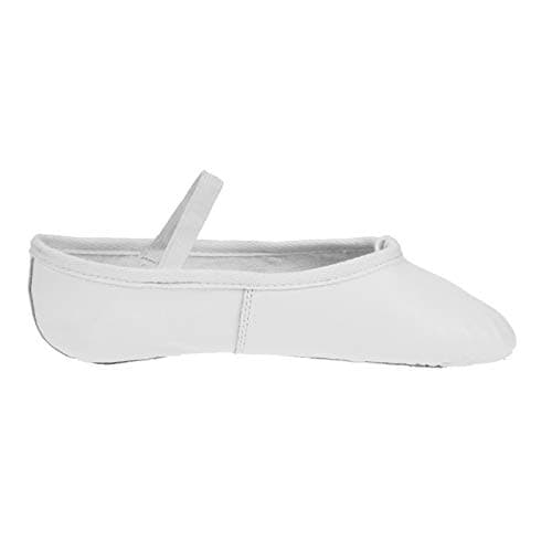 Image of Starlite Basic White Leather Ballet Shoes 5 L