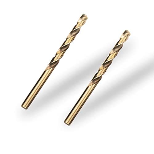 Image of Meccion HSS Cobalt Jobber Drill Bit 2pcs 7.5mm Twist Drill Bit for Drilling Stainless Steel and Metal