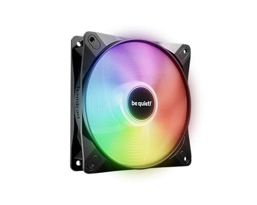 Image of be quiet! Light Wings LX 120mm PWM Reverse Black PC Case fan, optimized and reversed blades, ARGB LEDs, extraordinary air pressure, ideal as side or bottom intake, illuminated hub, frosted blades