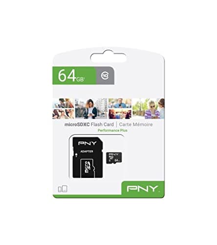Image of PNY Performance Plus microSDXC card 64GB Class 10