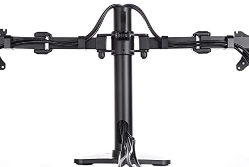 Image of iiyama DS1002D-B1 Dual Screen Desktop Stand - Black
