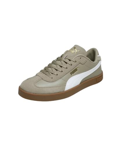 Image of PUMA Unisex Club II Era Trainers, Ice Coffee-PUMA White, 8 UK