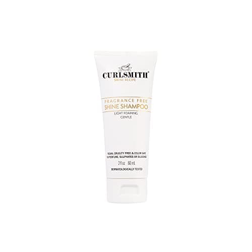 Image of Curlsmith - Shine Shampoo, Gentle, Sensitive, Fragrance Free Cleanser for All Curl and Hair Types, Vegan (59ml)