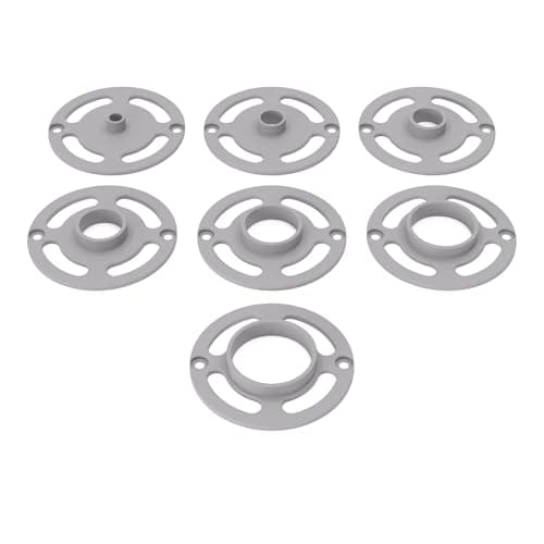 Image of PRIWAS Template Guide Bush Set Compatible with Festool Routers and Trimmers | Guide Bushes Compatible with Festool Routers - Type A
