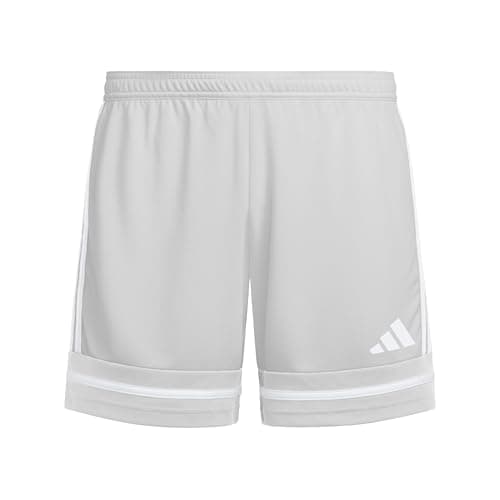 Image of adidas Unisex Kids SQUADRA25 Short Kids, Team Light Grey/Team Light Grey/White, 13-14 Years