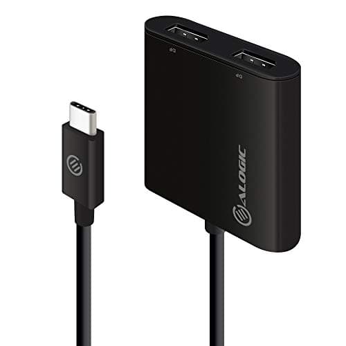 Image of Alogic USB-C to Dual DisplayPort Adapter - 4K - 30 Hz