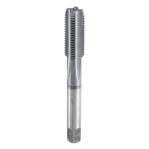Image of sourcing map M12x1.5 Metric Thread Tap 6542 Cobalt High-Speed Steel TiCN Coated Plug Tap Right Hand Straight Flutes Screw Threading Hand Tap