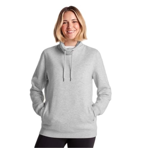 Image of TOG24 Abigail Womens Funnel Neck Sweatshirt with Chunky Knitted Drawcords and Welt Pockets