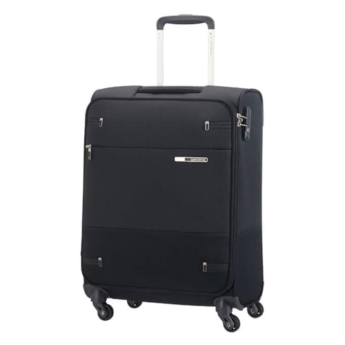 Image of Samsonite Base Boost - Hand Luggage Suitcase 55 x 40 x 20 cm, Soft Luggage Cabin Trolley Suitable for Most Airlines, Including Ryanair & easyJet, TSA Lock, Lightweight, 39 L, Black
