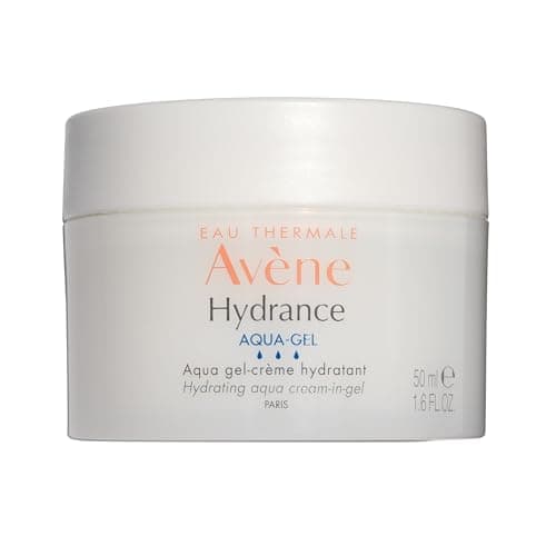 Image of Avène Hydrance Aqua-Gel Moisturiser 50ml, Water Based Moisturiser for Dehydrated Skin, Hydrating Gel, Refreshing Texture