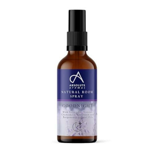 Image of Absolute Aromas Goodnight Room Spray 100ml – Natural mist spray with Lavender, Vetiver, Chamomile, Geranium and Bergamot Essential Oils
