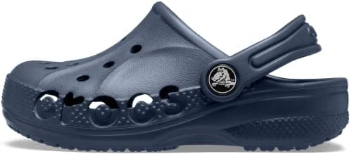 Image of Crocs Unisex Kids Baya Clog T Clog, Navy, 10 UK Child