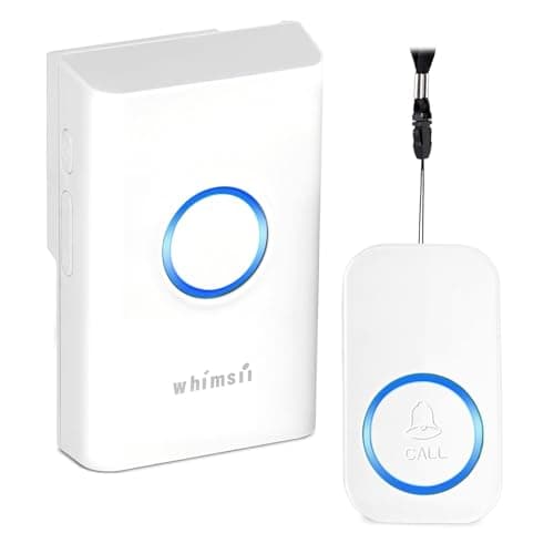 Image of Elderly Alarm Call Button, Wireless Personal Panic Button for Elderly/Seniors, Disabled at Home, 500ft Nurse Patiant SOS Call Bell