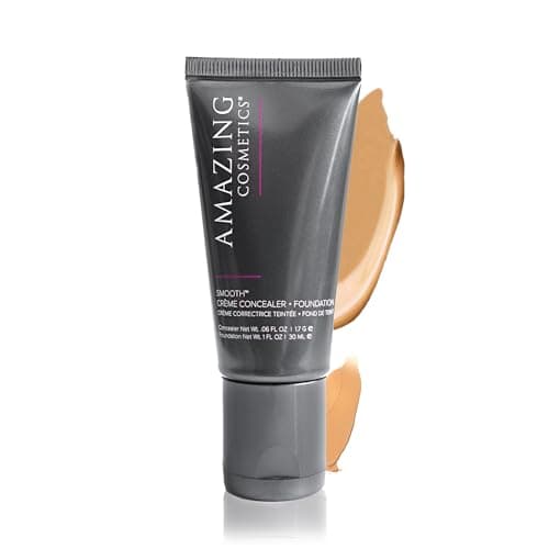 Image of AmazingCosmetics Smooth Creme Concealer & Foundation Duo, Tan Golden (Deep Golden)