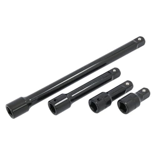Image of Neilsen CT1098 4pc Impact Extension Bar Set 1/2in Drive 2 3 5 10in 50 75 125 250mm Chrome Vanadium