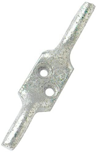 Image of Merriway® BH00255 (2 Pcs) Cleat Trailer Hooks, 100 mm (4 inch) Galvanised - Pack of 2 Pieces, Grey