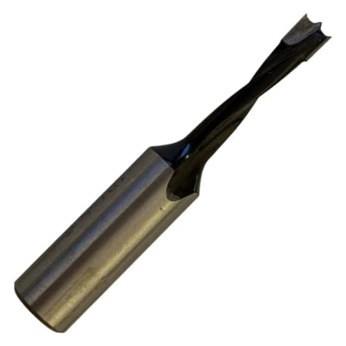 Image of Rennie Tools - 6mm x 27mm Flute x 10mm Shank TCT Tipped Dowel Drill Bit/Lip & Spur R/H For Hand Held Or CNC Router