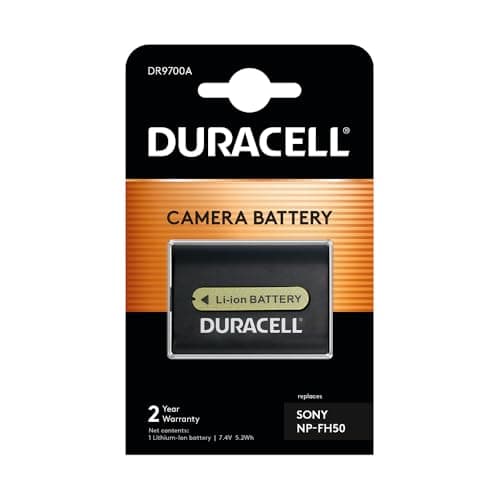 Image of Duracell DR9700A Replacement Digital Camera Battery For Sony NP-FH30, NP-FH40, NP-FH50 Digital Camera Battery