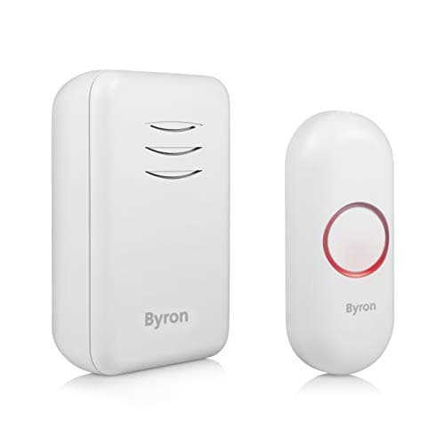 Image of Byron Wireless Portable Doorbell Set - 150 m Range - 16 Melodies - DBY-22311