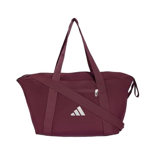 Image of adidas Women's Adidas Sport Bag Duffel_Bag, Maroon/Silver met., One Size
