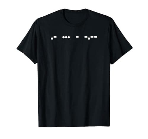 Image of Morse Code Fan Stay Secret Message Kids Women Men T-Shirt