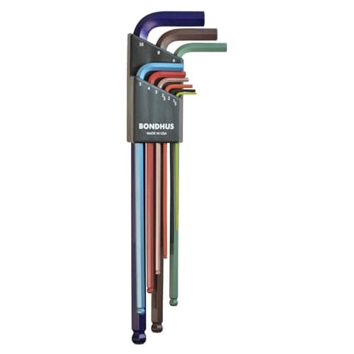 Image of Bondhus 69699 Ball End L-Wrench Set, Multi-Colour