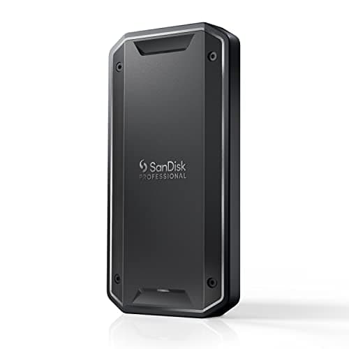Image of SanDisk Professional 2TB PRO-G40 SSD external Drive, Portable SSD, up to 2700 MB/s, Solid State Drive, Thunderbolt 3 (40Gbps), USB-C (10Gbps), Ultra-rugged IP68 rating for dust and water resistance
