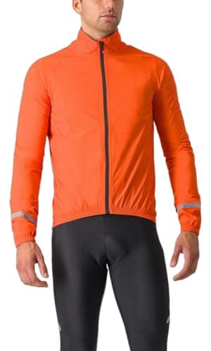 Image of CASTELLI 4521500-034 EMERGENCY 2 RAIN JACKET Jacket Men's BRILLIANT ORANGE Size XL