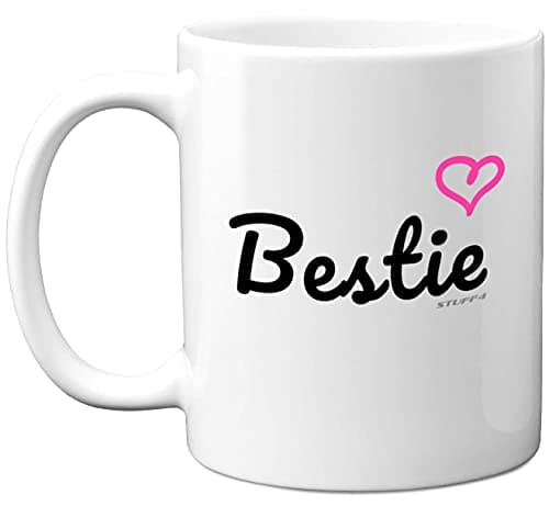 Image of Stuff4 Bestie Mug - Best Friend Mug Gifts, Friends - 11oz Ceramic Dishwasher Safe Funny Best Birthday Gifts, Bestie for Friendship