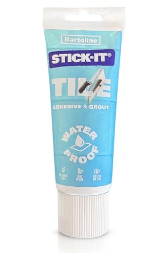 Image of Tile Adhesive & Grout Repair White 330g – Ready to Use Waterproof Bathroom & Kitchen Wall Filler – Shower Tile Gap Sealant, Mould Resistant, Easy DIY Application, No Mixing Needed