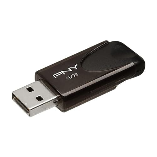 Image of PNY - Attaché 4 USB Flash Drive 16 GB USB 2.0 Black (P-FD16GATT4-GE)