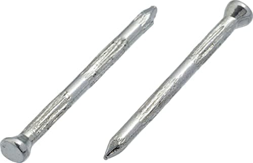 Image of 2.7mm x 25mm Concrete Rolled Masonry Nail Finishing Steel Nails Hardened Ribbed Hardware Pins (Pack of 100) N13EF