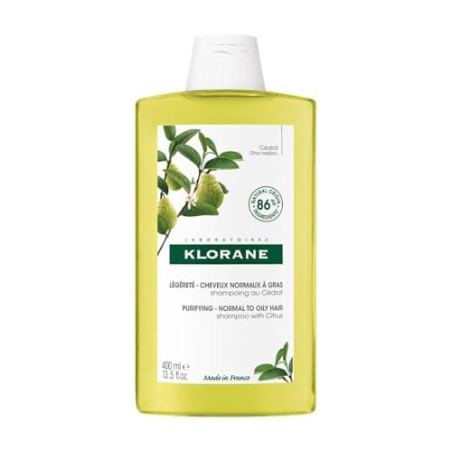 Image of Klorane Purifying Shampoo with Citrus Pulp - Normal to Oily Hair (400ml)
