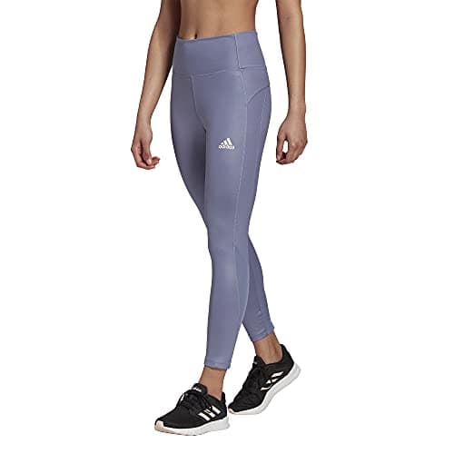 Image of adidas Women's Standard Feelbrilliant 7/8 Tight, Orbit Violet/White, Medium