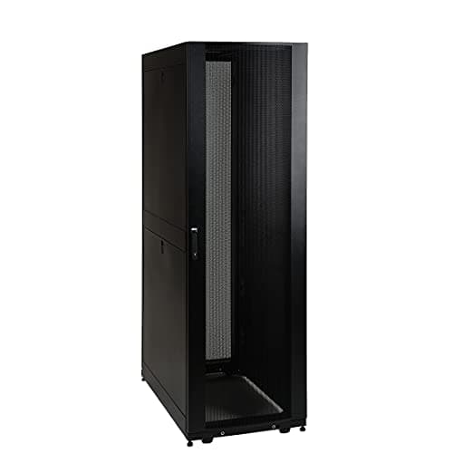Image of Tripp Lite 42U Server Rack Enclosure Cabinet, Standard-Depth, Locking Removable Doors and Side Panels (SmartRack SR42UB)