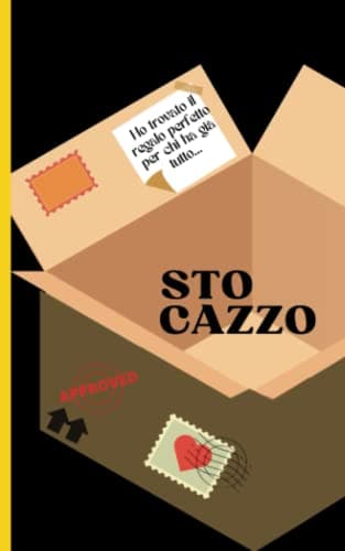 Image of Ti regalo Stocazzo. Agenda per appunti a righe, idea regalo divertente per chi non ne ha. A5, 100 pagine.: Libro stupido per adulti