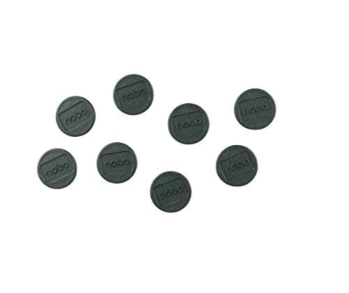 Image of Nobo Magnetic Whiteboard Magnets, 20 mm, Pack of 8, 1901440, Coloured