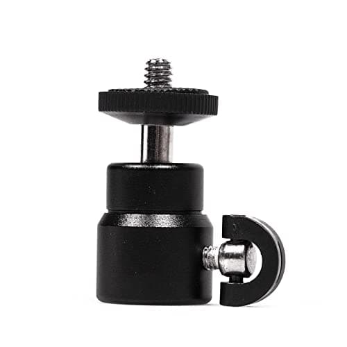 Image of HWAMART Mini 360° Swivel Ball Head 1/4" Screw Mount Stand Metal Tripod Ballhead for Cameras, DSLR DSR Camera, Monopod, Slider, Tripod