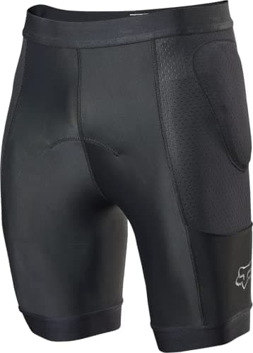 Image of Fox Racing - BASEFRAME PRO SHORT – D3O mountain bike protector shorts – hip protection, chamois padding, stretch material, Guards, Mountainbike Cycling, Black, XL