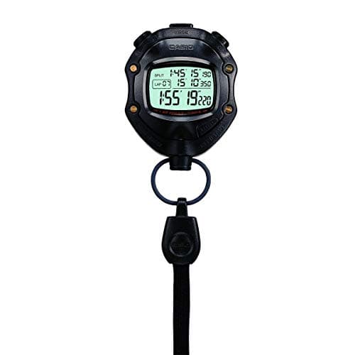 Image of Casio Unisex 64.00mm Quartz Watch with LCD Digital dial and Black Strap HS-80TW-1EF