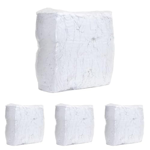Image of Furniture Clinic Lint Free Cotton Cloth Rags 10kg - For Cleaning, Polishing, Buffing, Waxing & Wiping. (Pack of 4)
