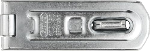 Image of ABUS Hasp and Staple 100/80 - Device for Padlocks - for rebated Doors - ABUS Security Level 4 - Silver