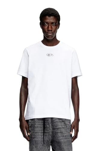 Image of Diesel T-ADJUST-OD T-Shirt, White, Medium