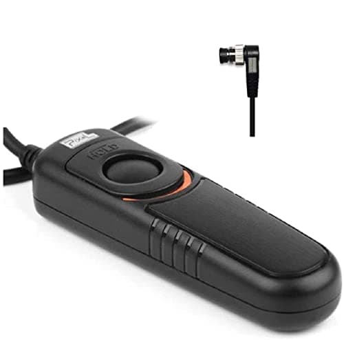 Image of Pixel Shutter Remote Control Release Cord RC-201 DC0 Compatible with Nikon Z9, D3, D4, D5, D6, D800, D850, D800E, D810, D810A, D700, D500, D300, D200, F6, F100, F5, F90X, F90, N90s, D1X, D2H